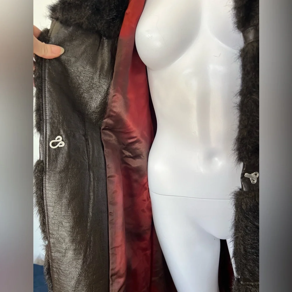 Vintage Mary Lane Full Length Womens Fur Coat Sz 16 - Picture 6 of 13